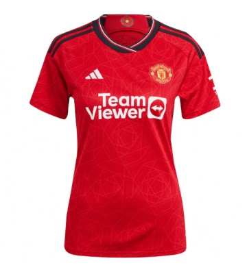 Maillot de foot Manchester United Domicile Femmes 2023-24 Manches Courte